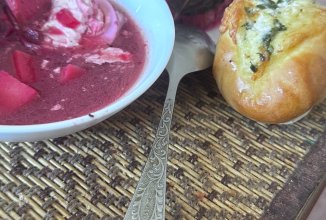 Борщ за  полчаса в микроволновой печи