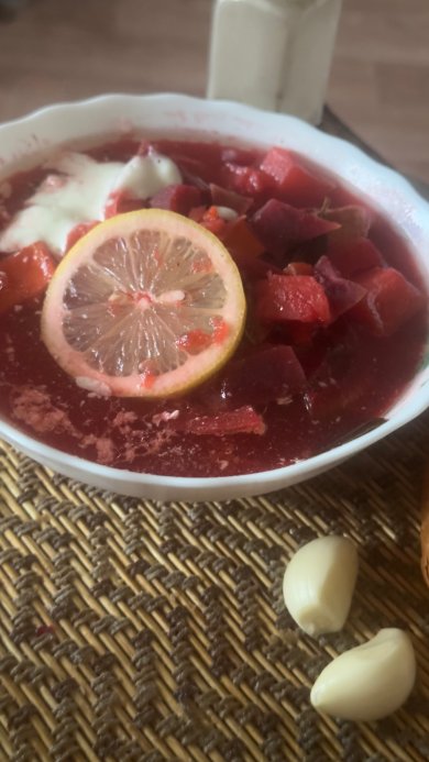 Борщ за  полчаса в микроволновой печи - Шаг 3