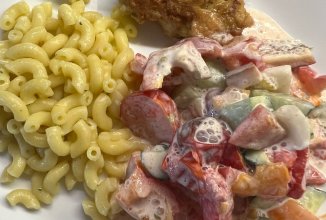 Салат со сметаной