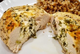 Куриная грудка с фетой