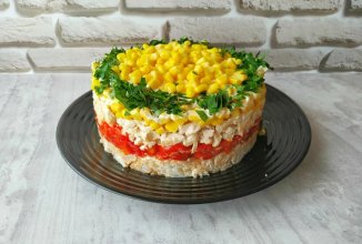 Салат нежность