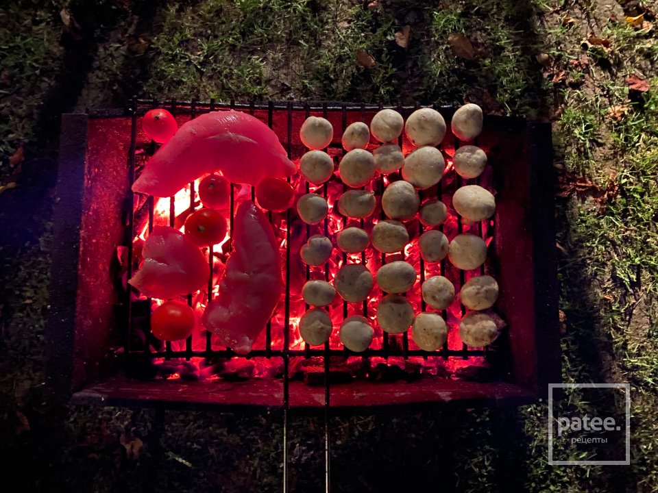 Индюшка и салат с инжиром🦃 - Шаг 1