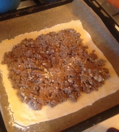 Слоеный пирог с печенью - Шаг 6