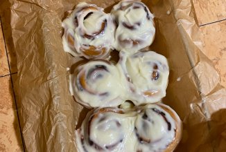 Синнабон с творожно-шоколадной начинкой