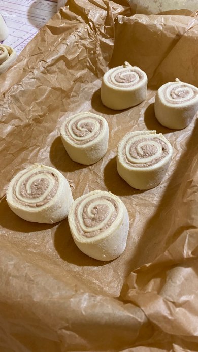 Синнабон с творожно-шоколадной начинкой - Шаг 1