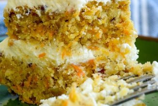 Ореховый торт без глютена с творожным кремом 🍰