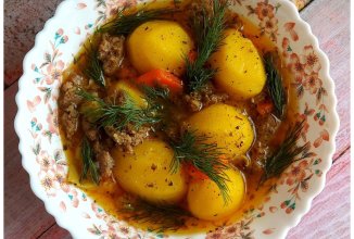 Картошка с овощами и фаршем 👍🏼