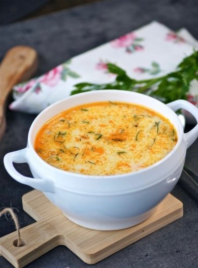 Сырный суп с рыбой 🍲
