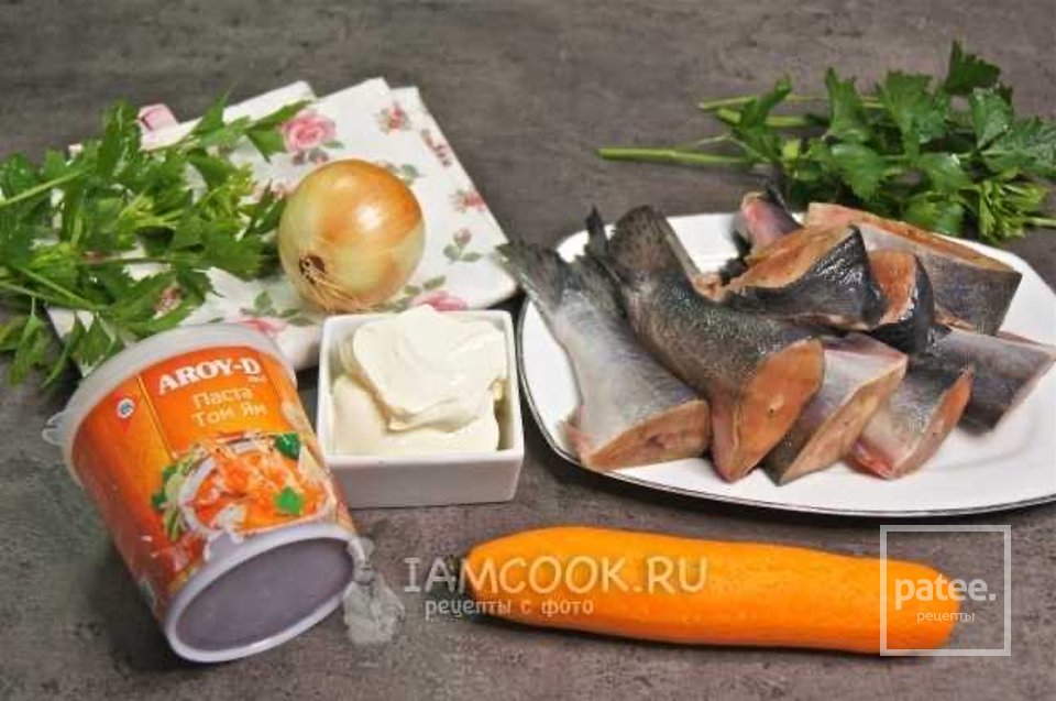 Сырный суп с рыбой 🍲 - Шаг 1
