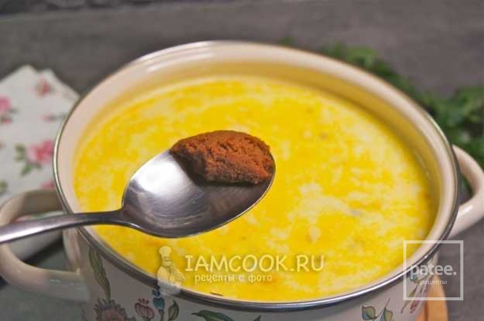 Сырный суп с рыбой 🍲 - Шаг 10