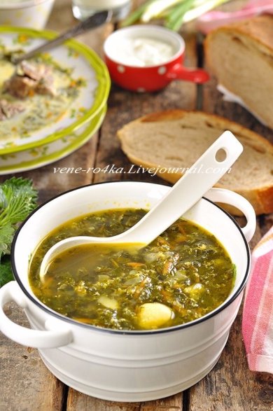 Зелёный борщ с крапивой 🍲 - Шаг 1