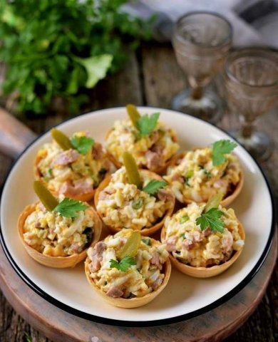 Тарталетки с печенью трески и плавленым сыром 👍🏼 - Шаг 5