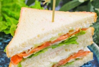 Сэндвич с лососем🥪