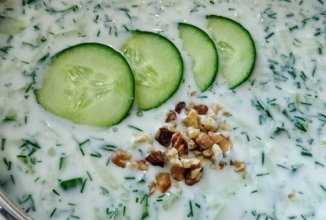 холодный суп «Таратор» с йогуртом🍲