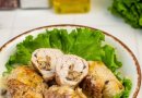 Рулетики из индейки с грибами и сыром 👍🏼