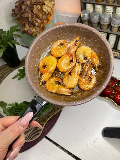 Элегантный , красивейший ресторанный салат с креветками. - Шаг 4