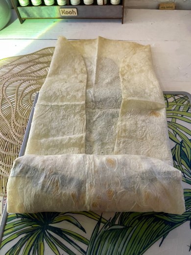 Хрустящая шаурма с настоящим соусом из шаурмичной. - Шаг 18