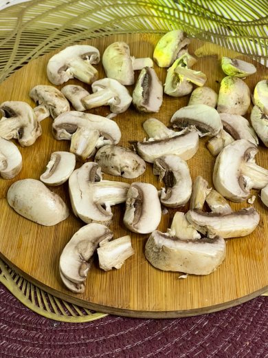 Любимый салат с печенью и мандарином из ресторана. Неожиданное сочетание, супер вкус! - Шаг 2