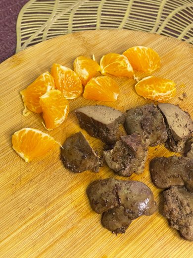 Любимый салат с печенью и мандарином из ресторана. Неожиданное сочетание, супер вкус! - Шаг 5