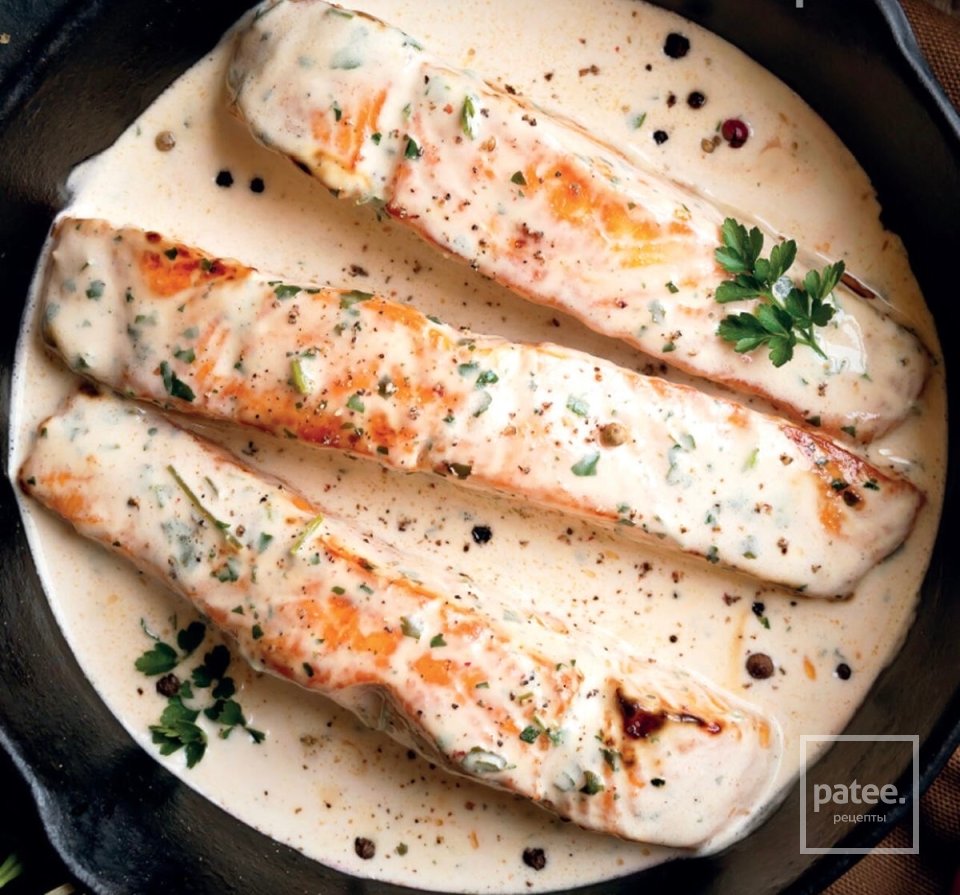 Лосось в сливочном соусе 🐠 - Шаг 1