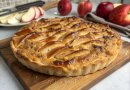 Яблочный пирог на творожном тесте