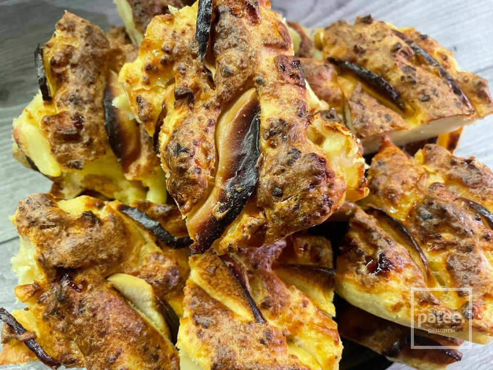 Яблочный пирог на творожном тесте - Шаг 15