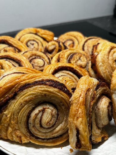 Слоеные булочки с шоколадом 🥐