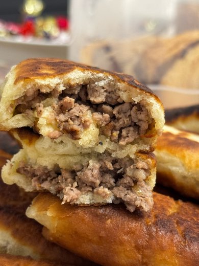 Пирожки с мясом на дрожжевом тесте - Шаг 16