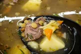 Суп с чечевицей