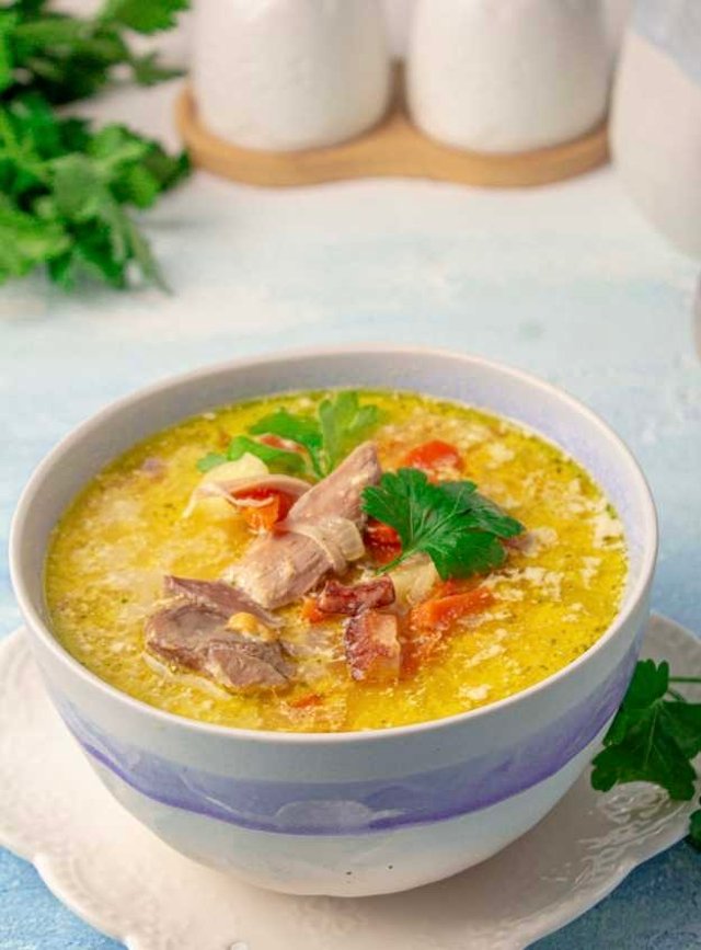 Чаудер с курицей (американский суп) 🍲