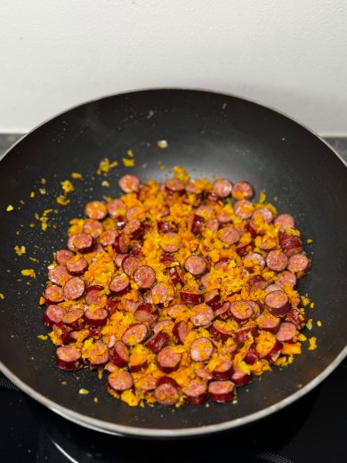 Гороховый супчик с копченными колбасками 🍲 - Шаг 8