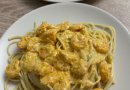 Паста с креветками в сливочном соусе 🍝🦐