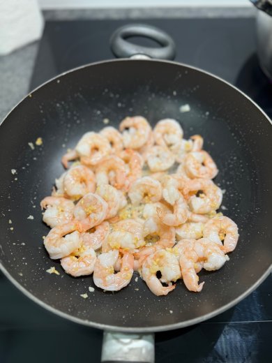 Паста с креветками в сливочном соусе 🍝🦐 - Шаг 5