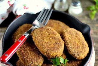 Печеночные котлеты с гречкой 👍🏼