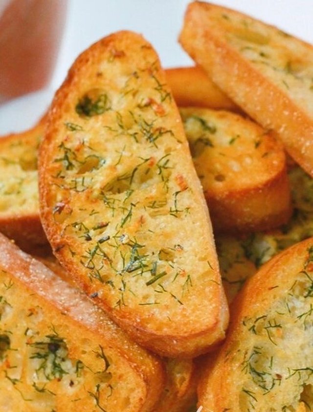 Быстрые Гренки с Чесноком за 5 минут 🍞