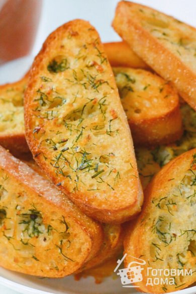 Быстрые Гренки с Чесноком за 5 минут 🍞 - Шаг 1