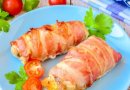 Куриные рулетики в беконе с сыром 👍🏼