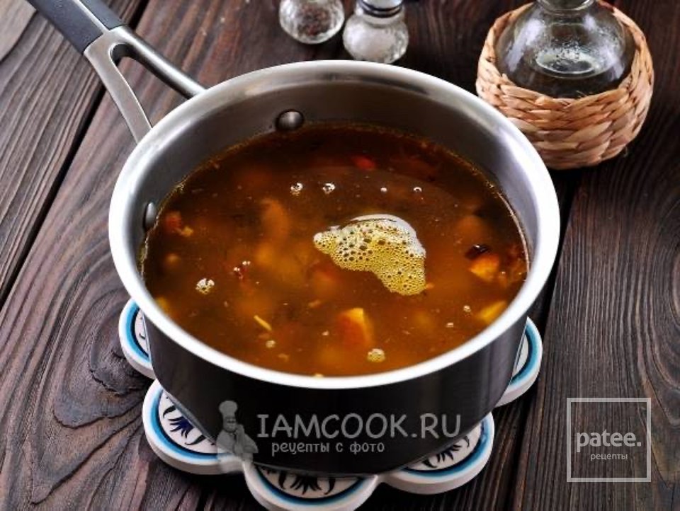 Сливочный суп с грибами и плавленным сыром 🍲 - Шаг 7