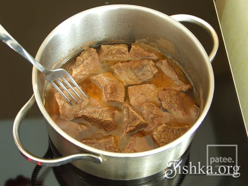 Вкуснейшая говядина со сметаной и горчицей 🥩 - Шаг 8