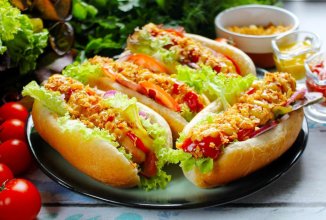 Хот дог в домашних условиях в булочке с сосиской 🌭