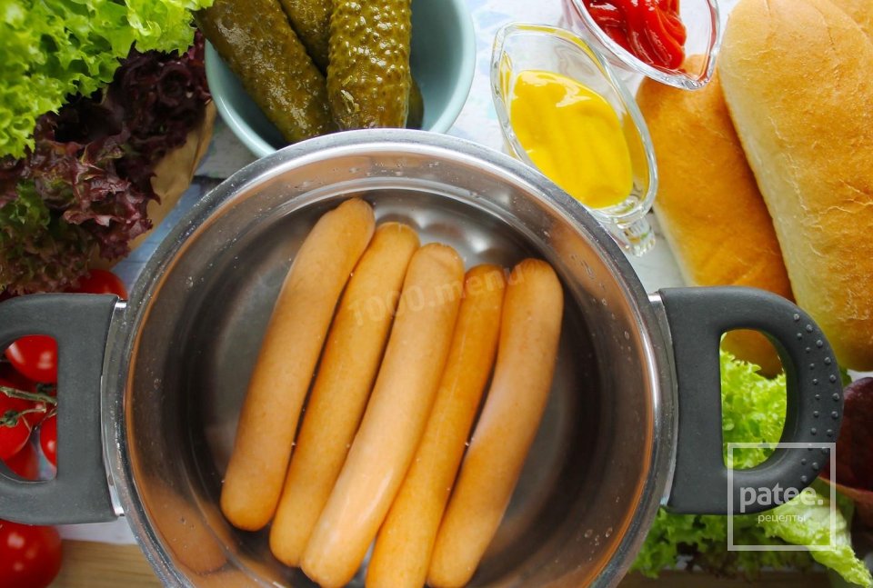 Хот дог в домашних условиях в булочке с сосиской 🌭 - Шаг 2