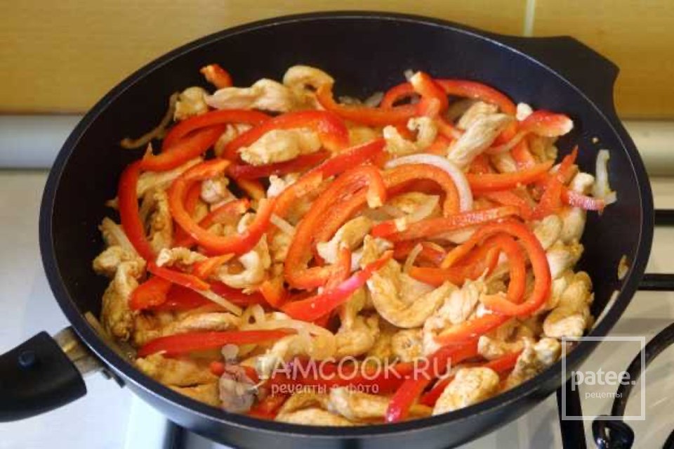 Кесадилья с курицей и кукурузой 👍🏼 - Шаг 7