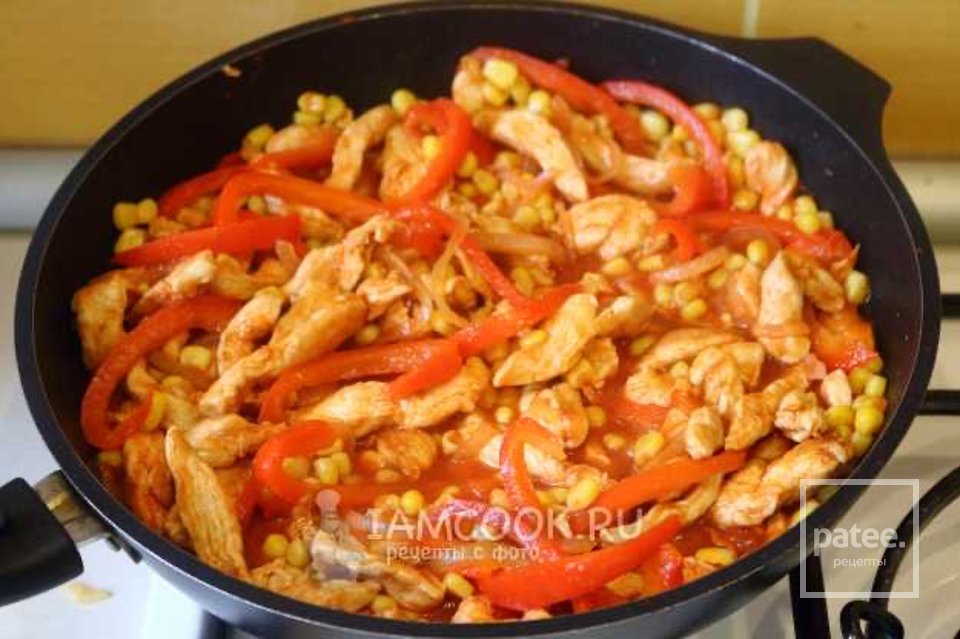 Кесадилья с курицей и кукурузой 👍🏼 - Шаг 10