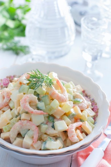 Легкий салат с креветками 🥗 - Шаг 2