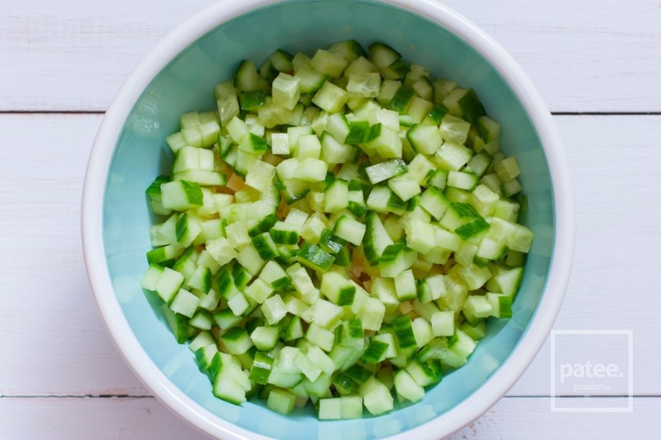 Легкий салат с креветками 🥗 - Шаг 5