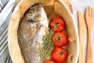 Дорадо, запеченная с голубым сыром 🐠