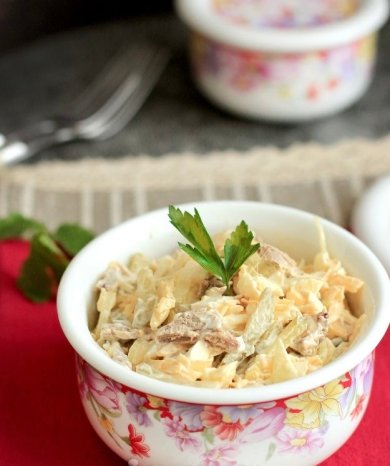 Салат «Казань» с говядиной 🥗