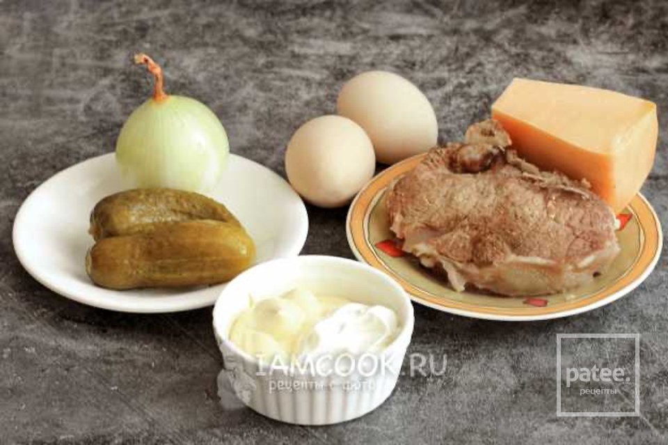 Салат «Казань» с говядиной 🥗 - Шаг 1
