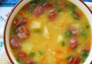 Гороховый суп с охотничьими колбасками 🍲