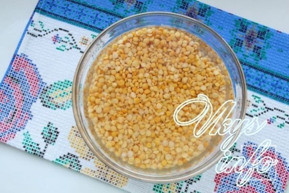 Гороховый суп с охотничьими колбасками 🍲 - Шаг 2